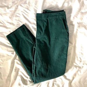Corduroy High Waist Pants